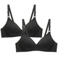thumbnail image 1 of Women Bras Convertible Bra Feature V-Neck Nursing Bra Style W-220 Black M, 1 of 5