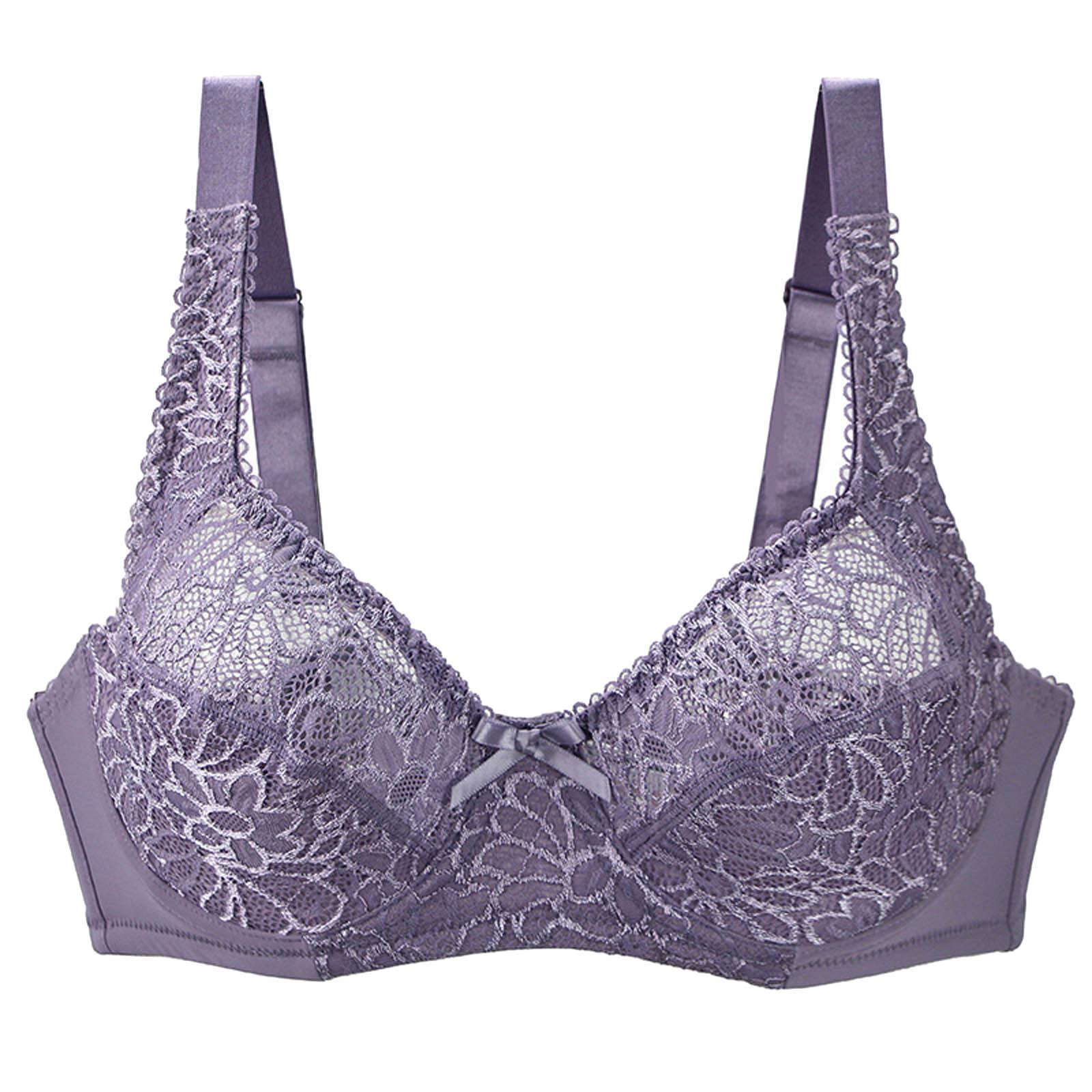HORISUN Wireless Seamless Bra For Women - No Underwire V Neck Soft Support Full Coverage (Black) - View #11