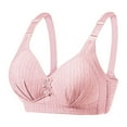 thumbnail image 1 of Yoga Bras for Women No Underwire Bra Feature V-Neck Strapless Bra Style W-1174 Pinks S, 1 of 3