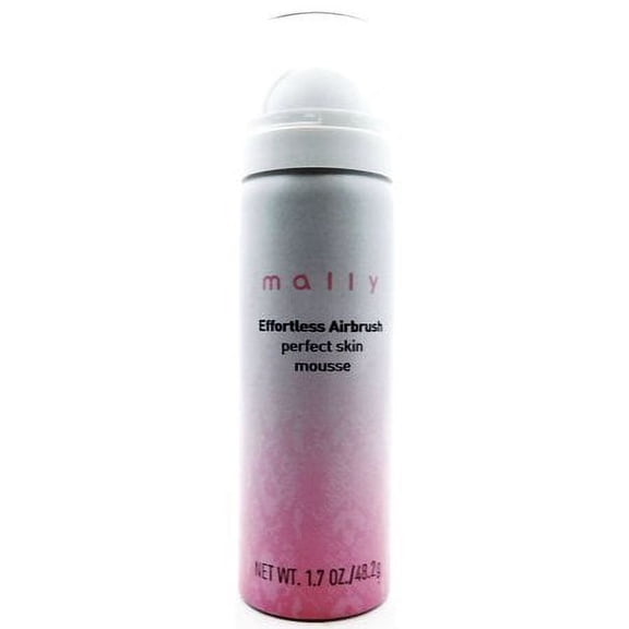 Mally Beauty Mally Effortless Airbrush Perfect Skin Mousse Medium-Tan 1.7 Oz.