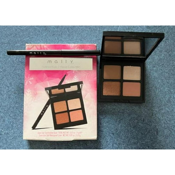 Mally Defined Eyes 2 Pc Collection - Open Up! Eyeshadow Quad & Graphite Eyeliner