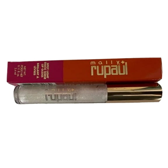 Mally + Rupaul Spot Light Disco Shine Lip Gloss Foxy Lady 0.11 oz