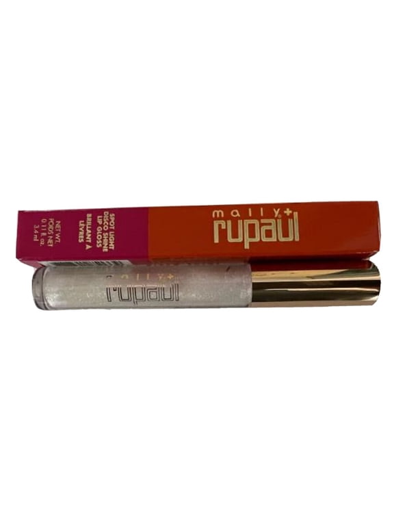 Mally + Rupaul Spot Light Disco Shine Lip Gloss Foxy Lady 0.11 oz