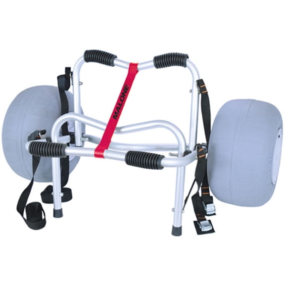 Malone Auto Racks ClipperTRX-S Deluxe Kayak/Canoe Cart, Balloon Beach Tires