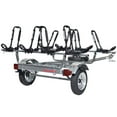 thumbnail image 1 of Malone Auto Racks LED Lighting Steel Single Axle 800 lb Capacity FoldAway-J Kayak Trailer, 1 of 10