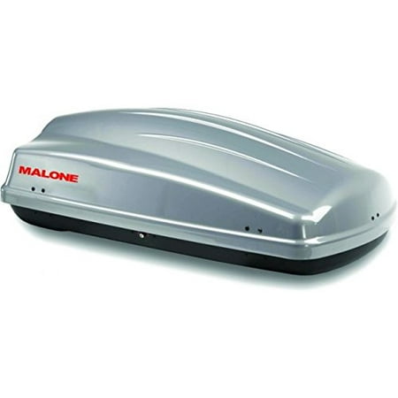 Malone Auto Racks MPG901 Cargo12 Rooftop Cargo Box, Silver, 12 Cu Ft