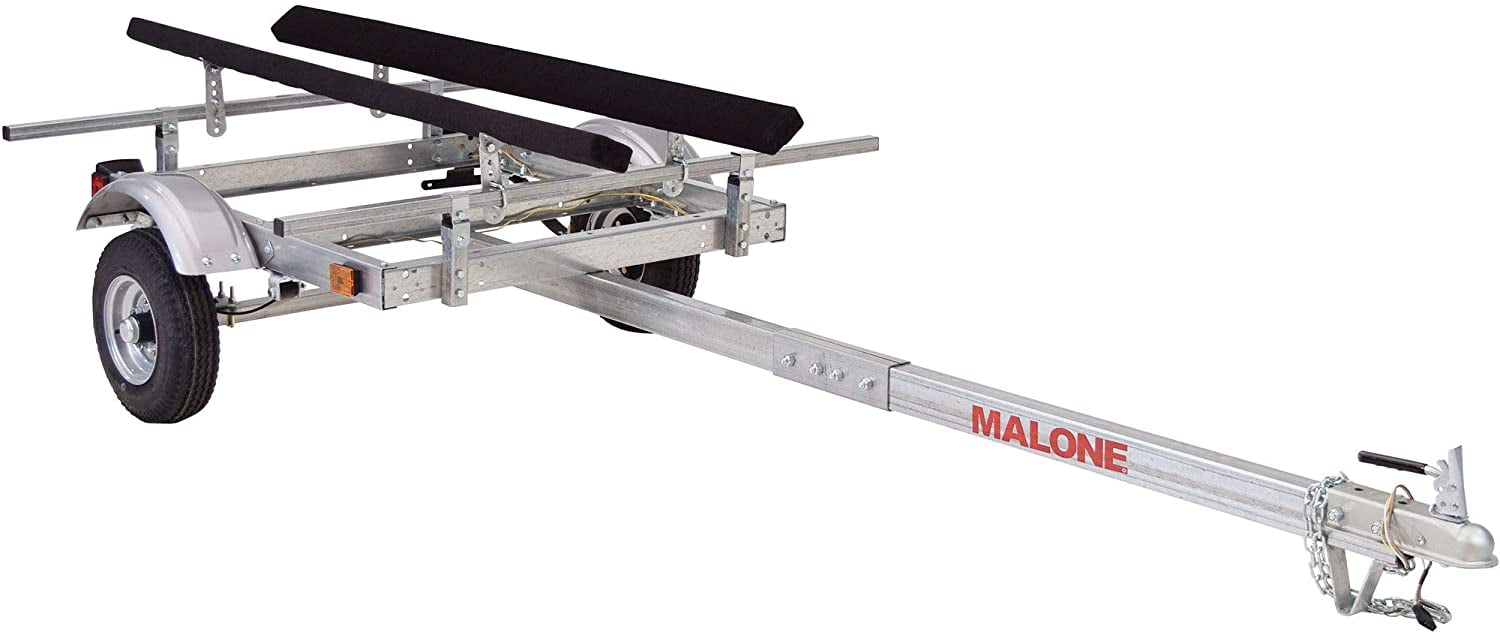 Malone EcoLight Single Kayak Trailer Package 1 Set Bunks