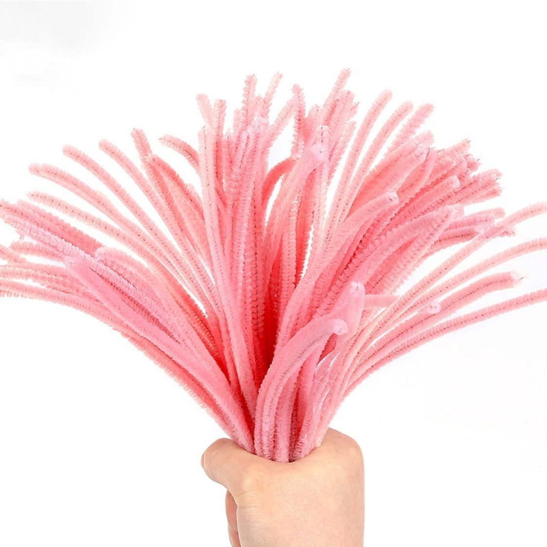 Malone Kafenyu Pipe Cleaners Craft 500 PCS Chenille Stems Assorted Colors 6MM x 12 INCH Twistable Stems for Children’s Crafts and Arts Bendable Sculpting Sticks