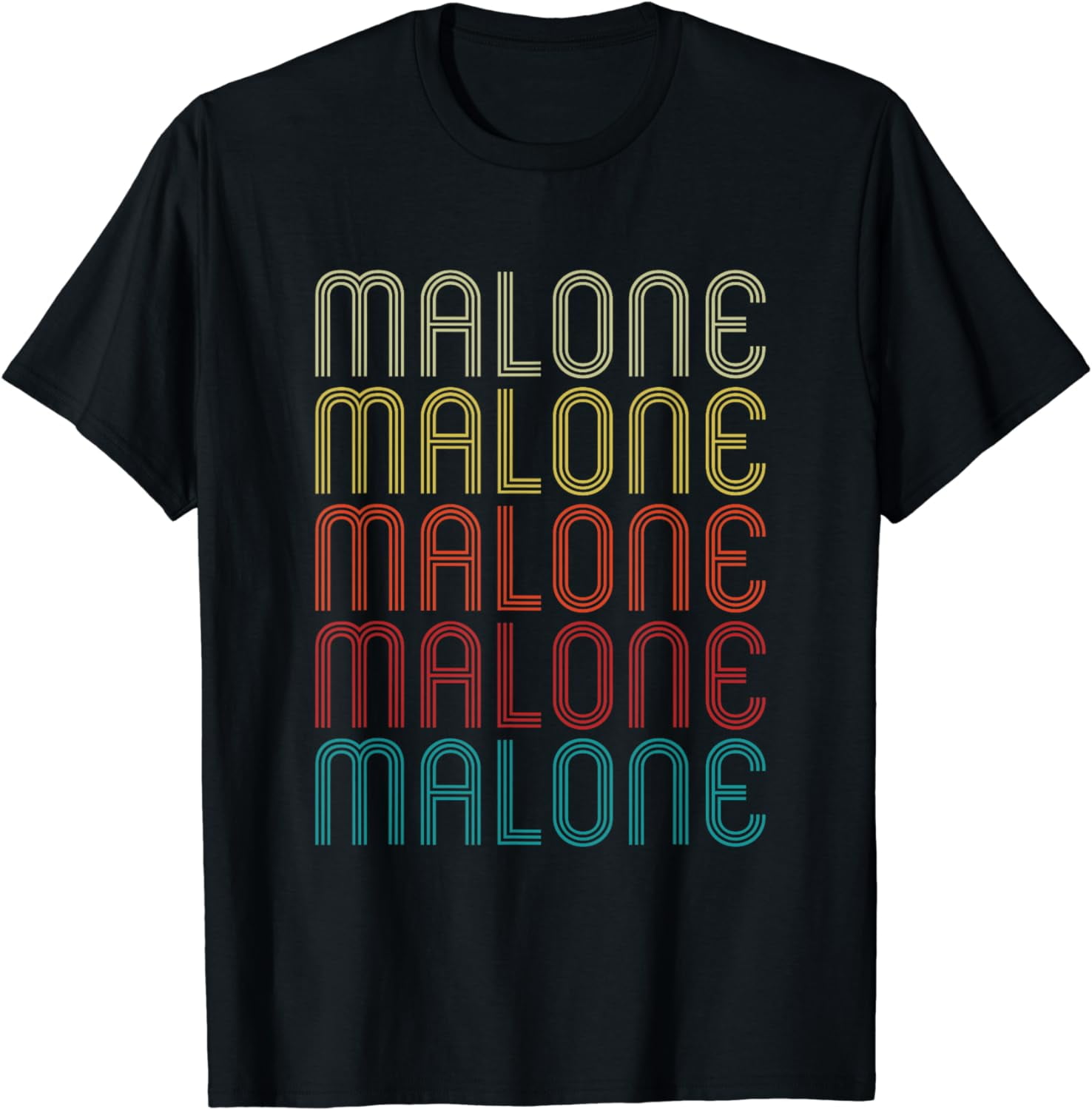 Malone Retro Vintage Style Name Gift T-Shirt Malone Retro Vintage Style Name Gift T-Shirt