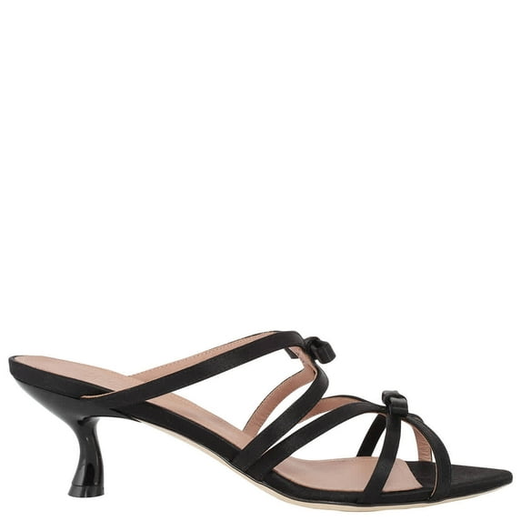 Malone Souliers Bowrama Satin Sandals, Brand Size 36 ( US Size 6 )