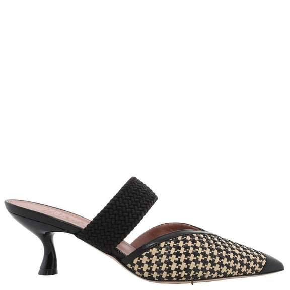 Malone Souliers Manu Raffia Mule Pumps, Brand Size 35 ( US Size 5 )