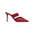 thumbnail image 1 of Malone Souliers Matilda 85 Pointed Leather Mules in Cherry, Brand Size 38 ( US Size 8 ), 1 of 1