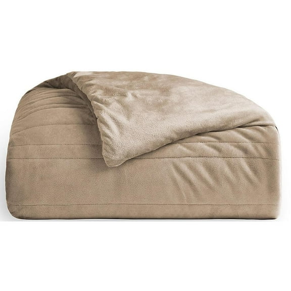 Malouf MA3648DR05WB Anchor™ 5lb Weighted Throw Blanket- Tan