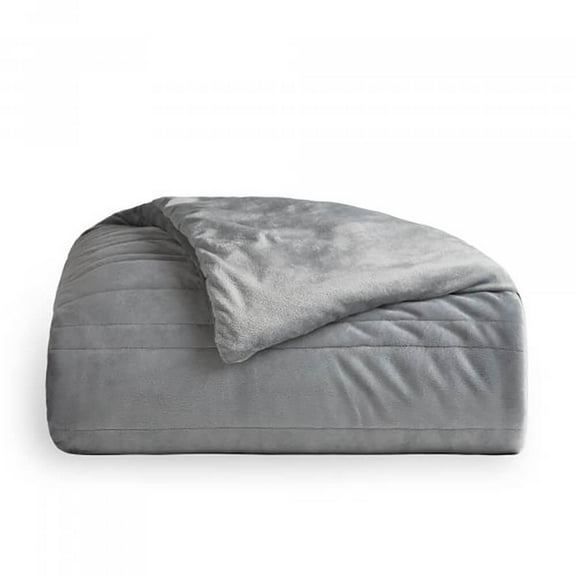 Malouf MA6080AS15WB Queen Anchor 15lb Weighted Blanket - Ash Grey