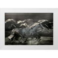 thumbnail image 1 of Malovrh, Milan 18x13 White Modern Wood Framed Museum Art Print Titled - In Gallop, 1 of 4
