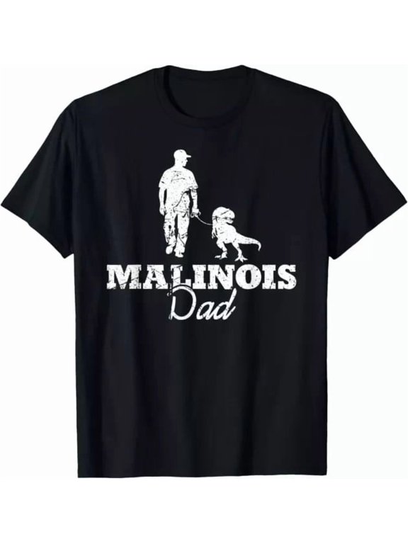 Mals Owner Dog Lover For Belgian Malinois Dad Men Gift Family T-Shirt, Size S-5XL