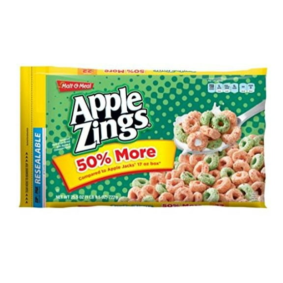 Malt-O-Meal Apple Zings Cereal, 25.5 oz
