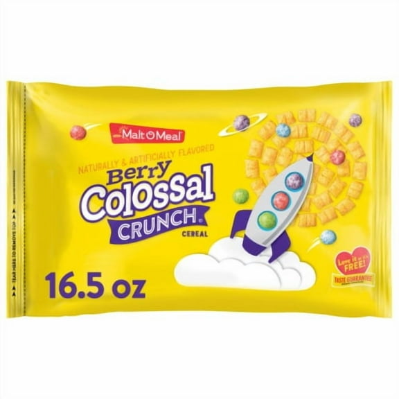 Malt-O-Meal Berry Colossal Crunch Bag Cereal