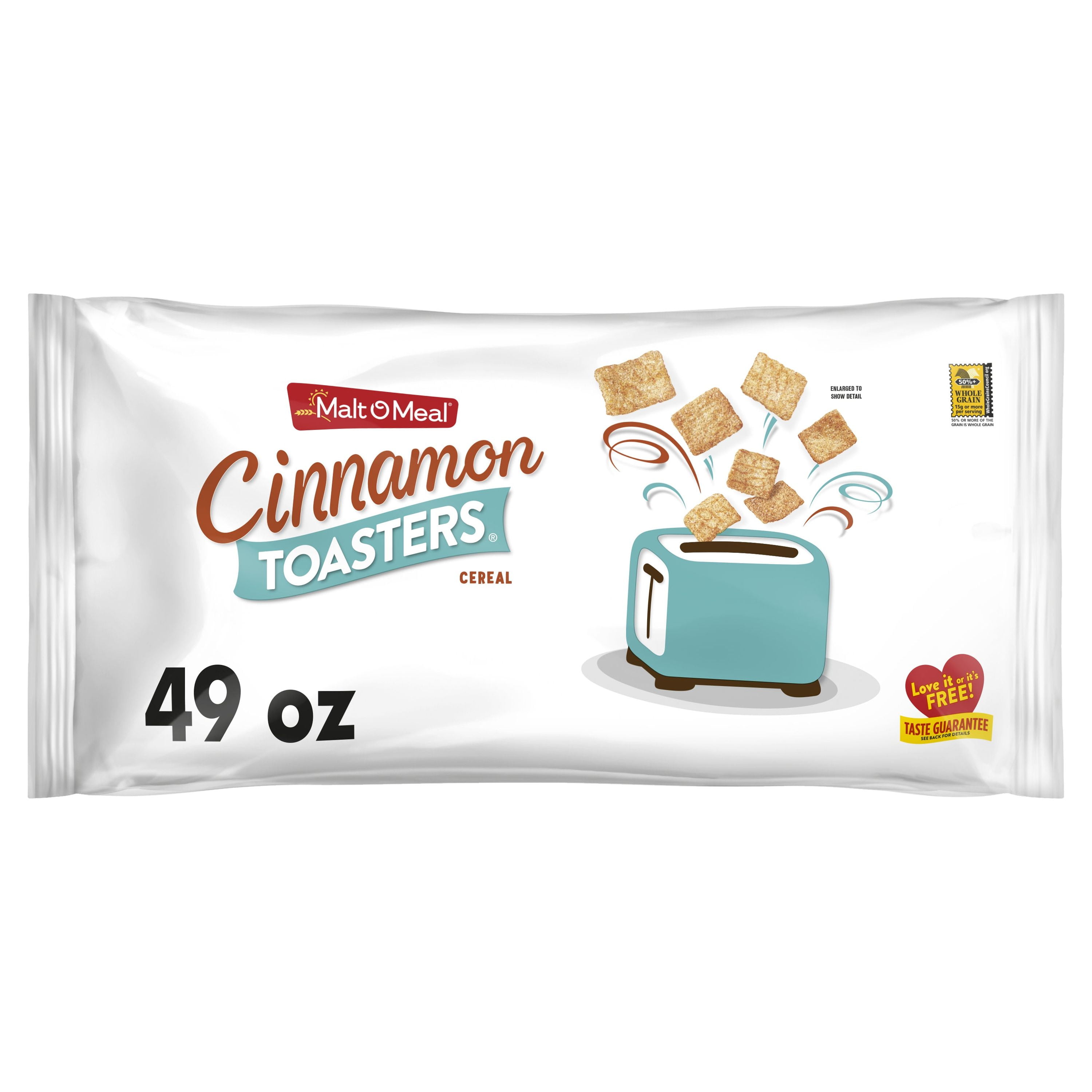 MaltOMeal Cinnamon Toasters Breakfast Cereal, Cinnamon Cereal Squares