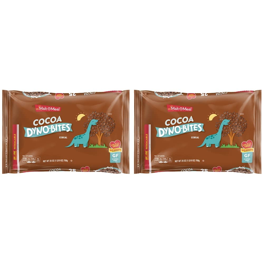 MaltOMeal Cocoa Dyno Bites Gluten Free Kids Breakfast Cereal, Family Size Bulk Bagged Cereal