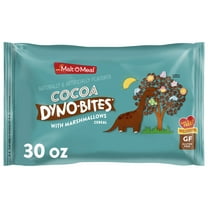 Malt-O-Meal Cocoa Dyno Bites with Marshmallows Breakfast Cereal, Crunchy 30 oz Resealable Cereal Bag