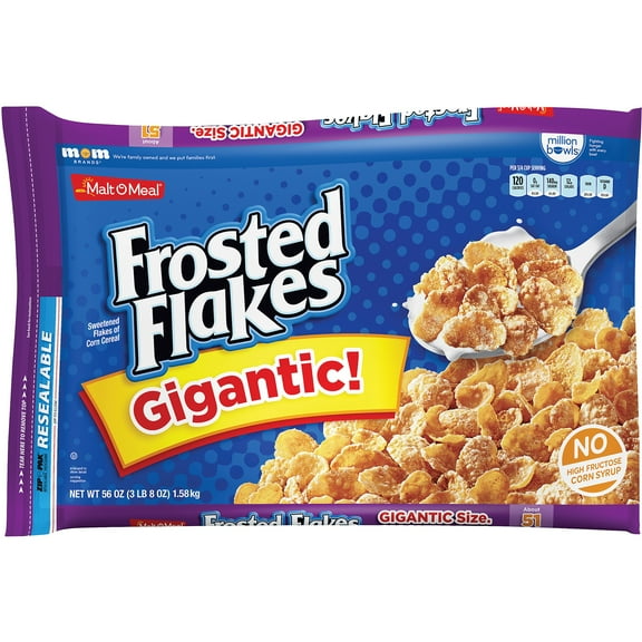 Malt-O-Meal Frosted Flakes Cereal, 56 Oz