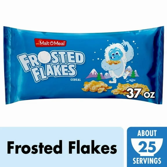 Malt-O-Meal Frosted Flakes Family Size Bag Cereal Pack of 3