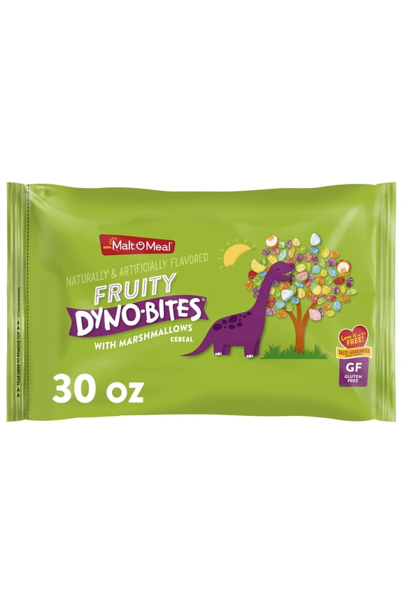 Fruity Dyno Bites with Marshmallows Gluten Free Breakfast Cereal, 30 oz