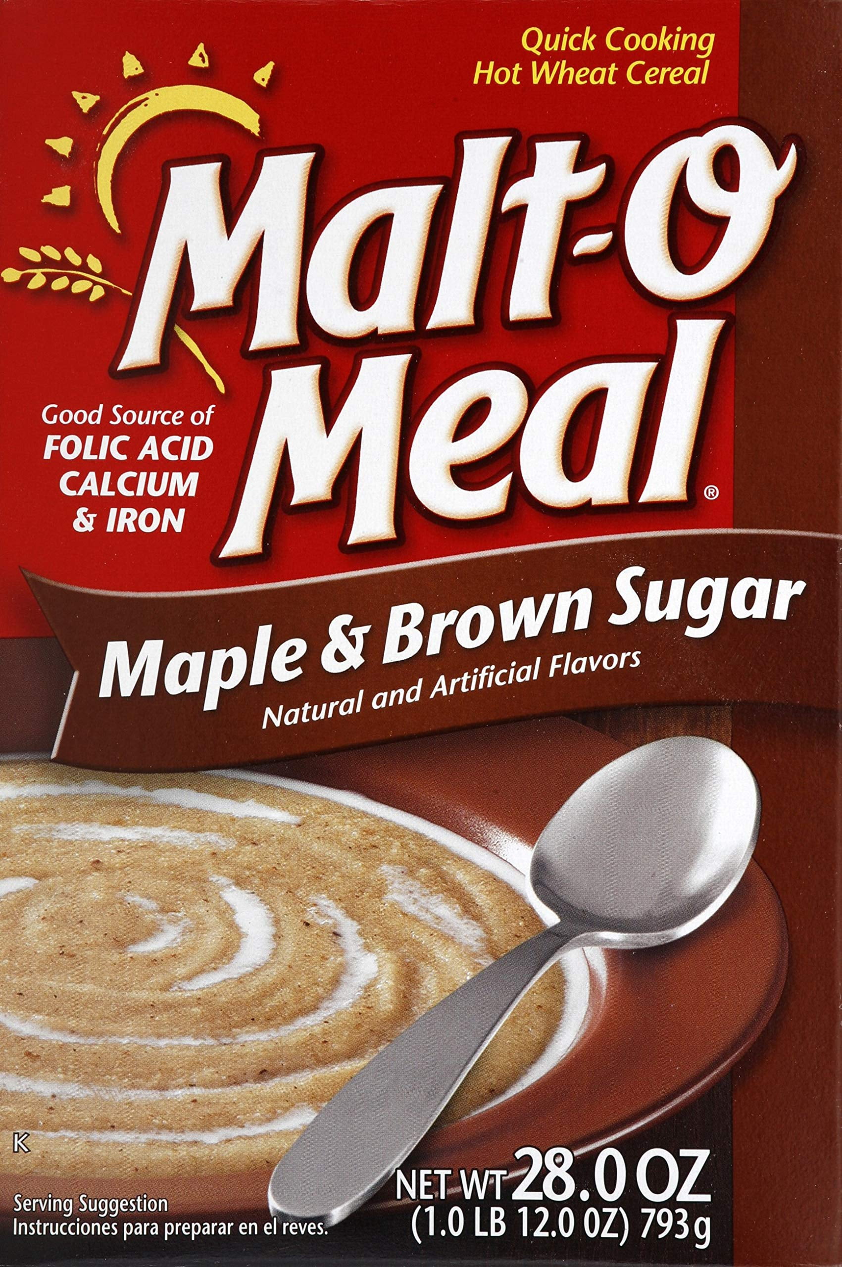 MaltOMeal Maple And Brown Sugar Hot Cereals 28 Ounce