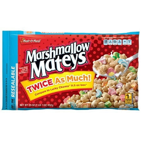 Malt-O-Meal Marshmallow Matey's Breakfast Cereal - 23oz (Pack of 18)