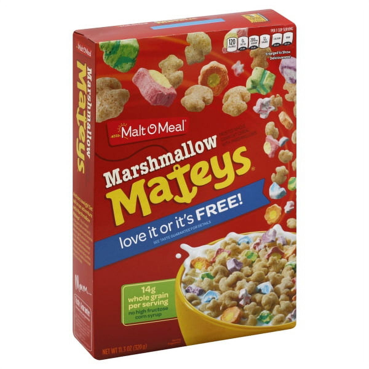 MaltOMeal Marshmallow Mateys Breakfast Cereal, 11.3 oz Box