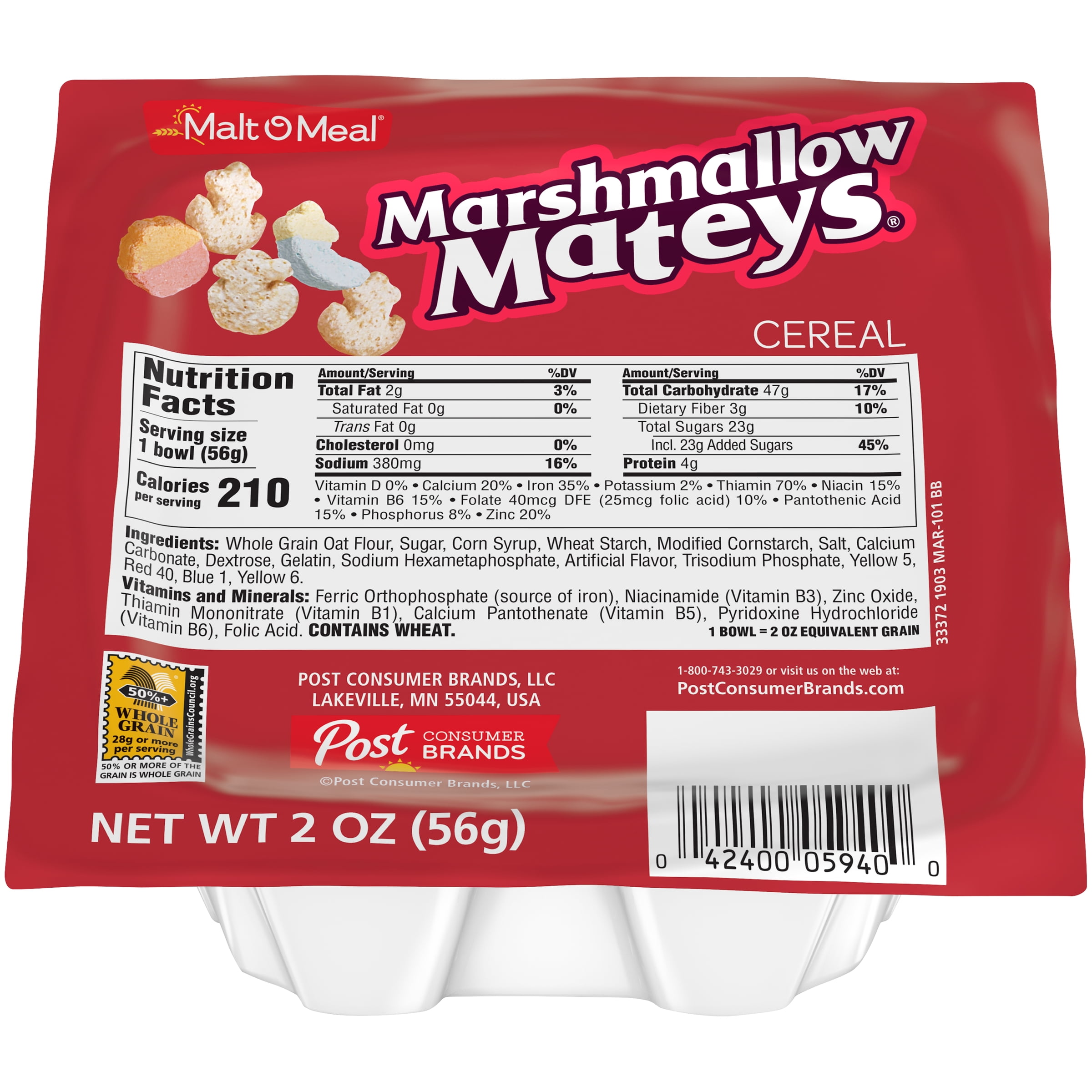 MaltOMeal Marshmallow Mateys® Breakfast Cereal, Super Size Bulk