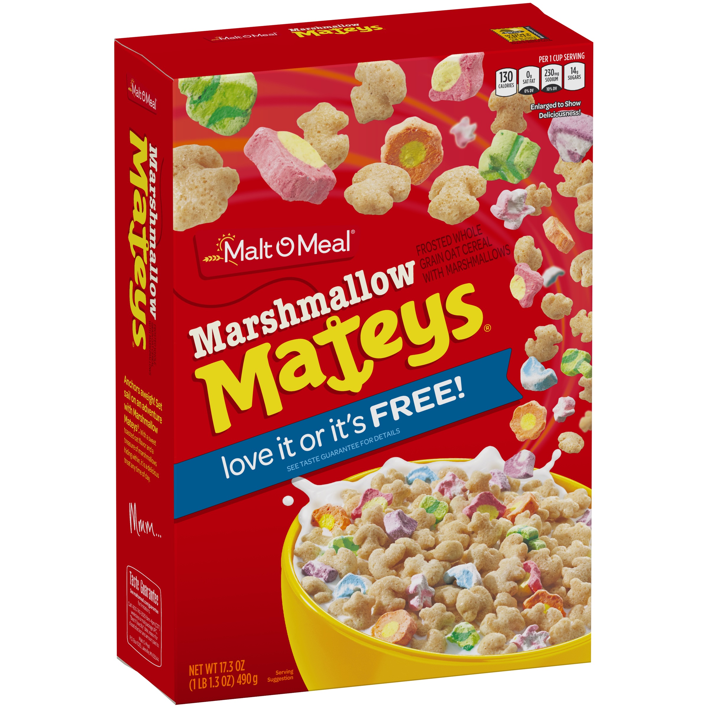 Malt O Meal Marshmallow Mateys Cereal 17.3 oz. Box