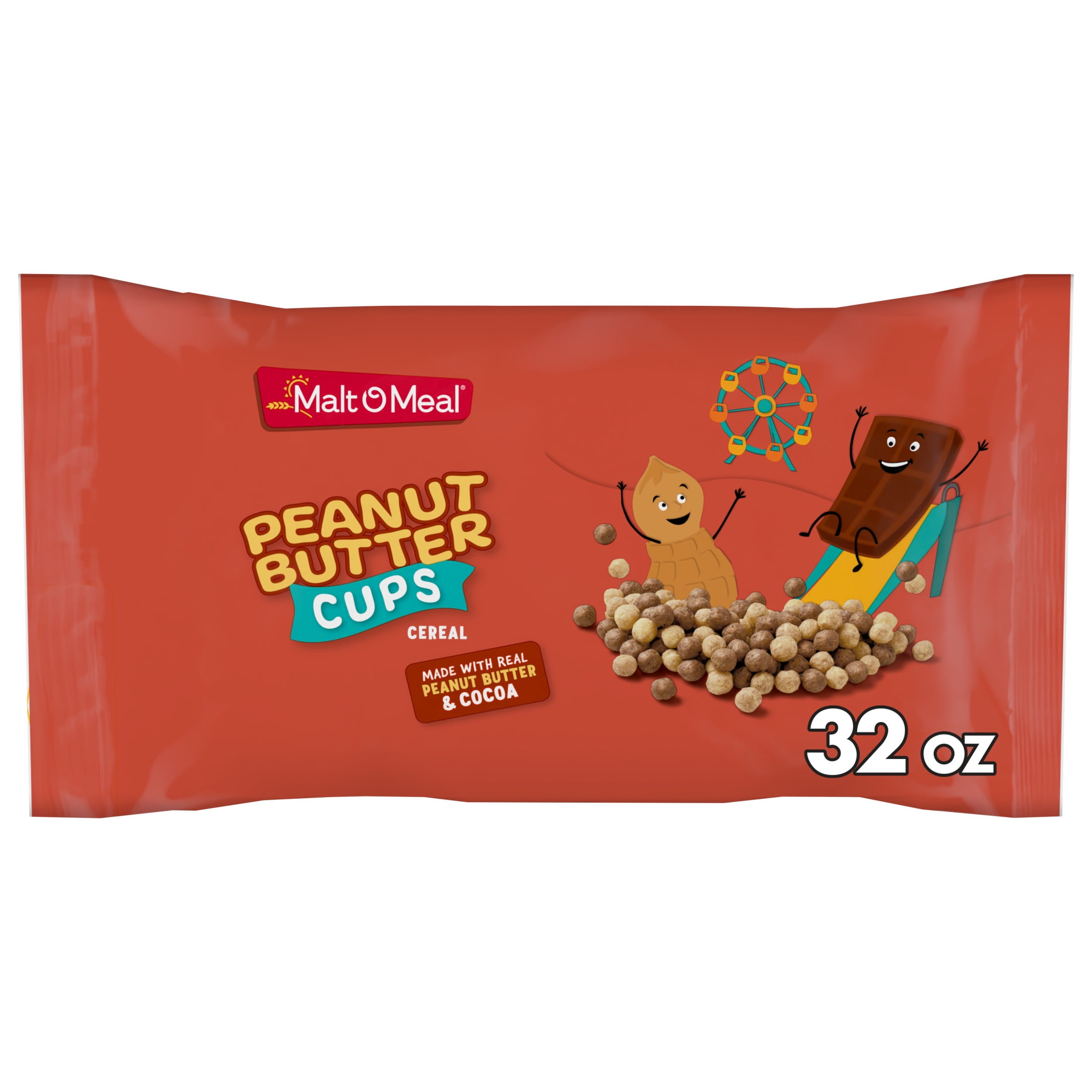 ◆まるまる◆ Malt-O-Meal, Breakfast Cereal, 32 oz Bag, Peanut Butter Cups