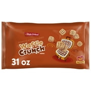 Malt-O-Meal Waffle Crunch Breakfast Cereal, Mini Waffle Shaped Pieces, 31 oz Bag