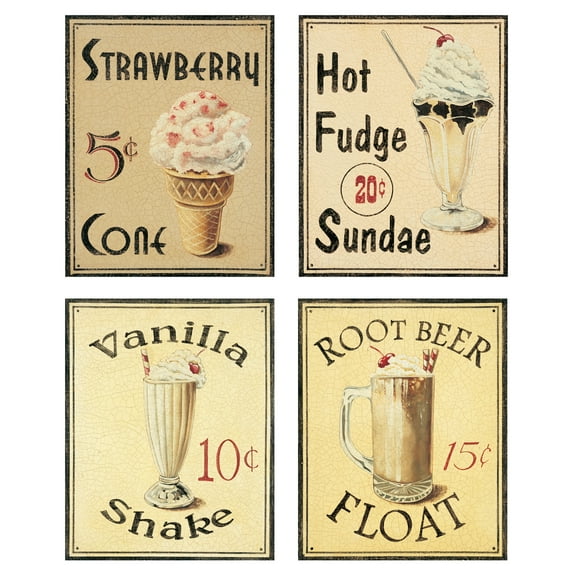 Malt Shop III Shake Art Print Poster by Catherine Jones, 11X14
