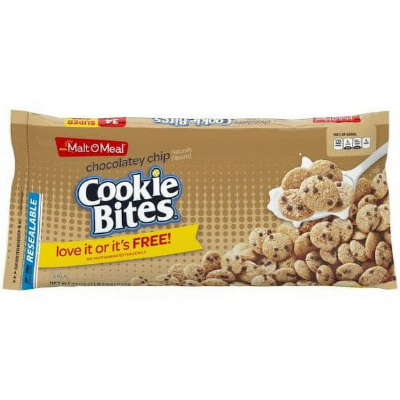 Malt-o Meal Chocolatey Chip Cookie Bag Cereal 34oz (Pack of 24)