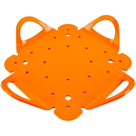 Malta Dynamics 4-Way Anchor Plate with 4 Connection Points, Powder Coated Steel Anchor for Wood, Metal, or Concrete Roofs, OSHA/ANSI Compliant