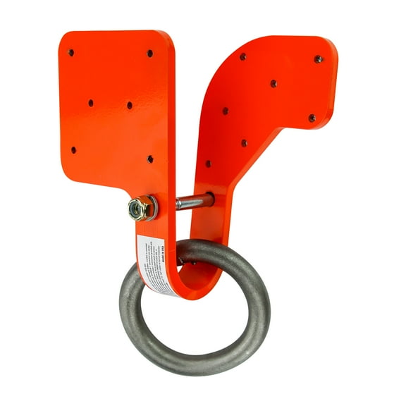 Malta Dynamics Made in US Truss Anchor for 2" x 4" Wooden Truss with Included Fastener Screws and Rotating Alloy Steel Attachment Point