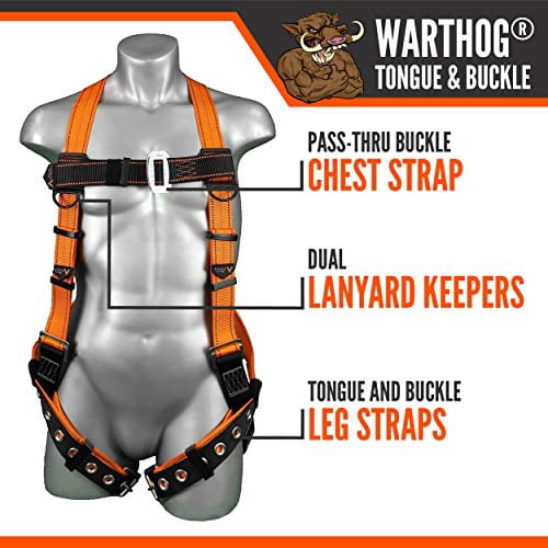 Malta Dynamics Warthog Safety Harness Fall Protection with Tongue ...