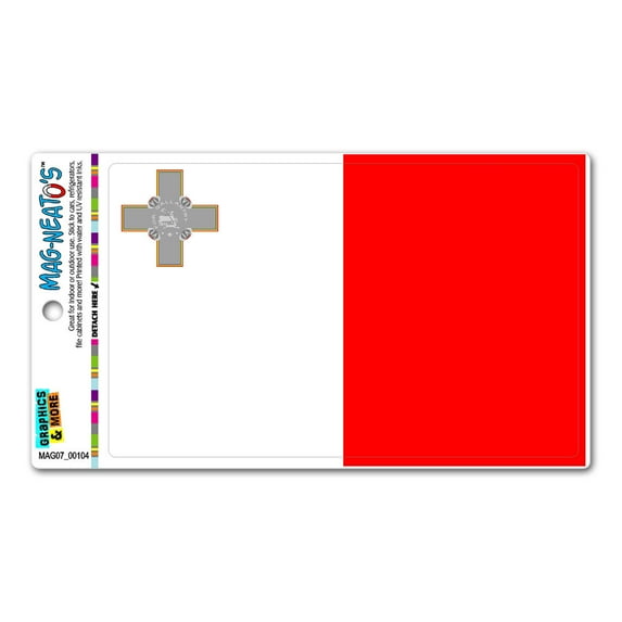 Malta Flag MAG-NEATO'S(TM) Car/Refrigerator Magnet