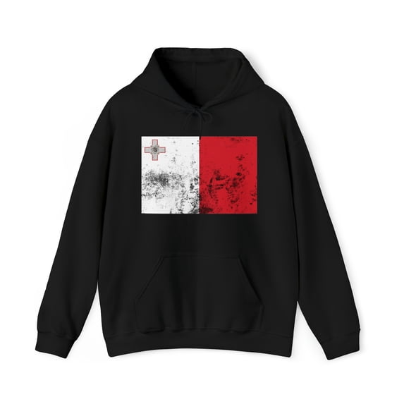 Malta Maltese Pride Flag Hoodie, Gifts, Hooded Sweatshirt