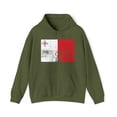 thumbnail image 1 of Malta Maltese Pride Flag Hoodie, Gifts, Hooded Sweatshirt, 1 of 4
