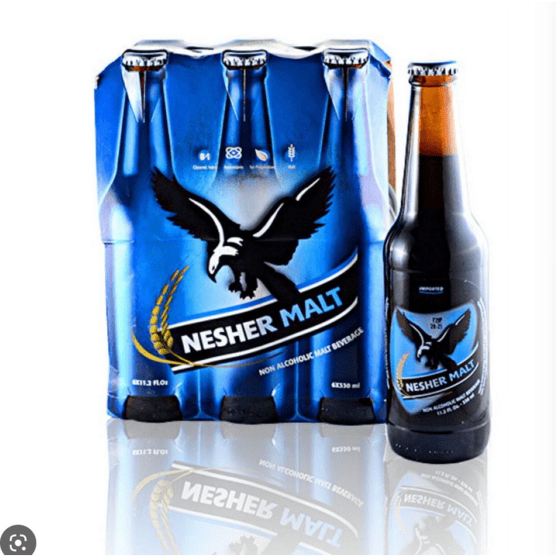 Malta Nonalcoholic Malt Beverage 11.2 Fl Oz Nesher Gold Malt