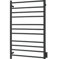 Heated Towel Rack, 11-Bar Electric Towel Warmer, Hardwired Wall-Mounted, Matte Black – Luxurious, Spa-Like Warm Towels for Your Bathroom Malta