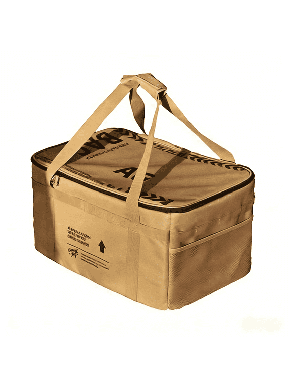 Maltemura 30L Tactical Camping Storage Bag Waterproof Heavy Duty Gear Organizer with Adjustable Dividers for Outdoor Kitchen Tools Hiking Equipment Travel