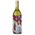 thumbnail image 1 of Maltese Christmas Stocking Stuffer Wine Bottle Hugger, 1 of 1