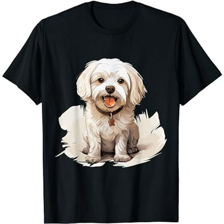 Maltese Dog Breed Pet Cute Graphic T Shirt Walmart