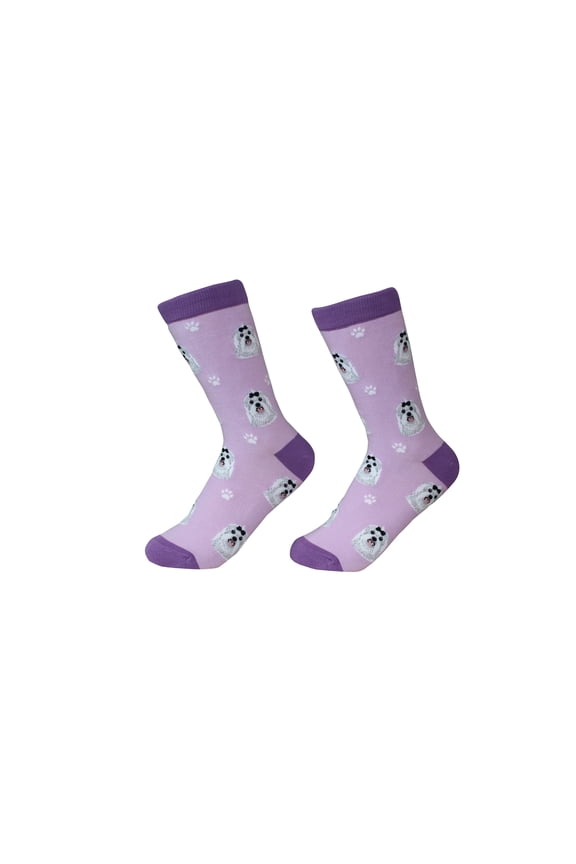 Maltese Dog Breed Socks Unisex Sock Daddy by E&S Pets