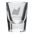 thumbnail image 1 of Maltese Dog Deep Etched Shot Glass, 1 of 1